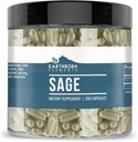 Earthborn Elements Sage 200 Capsules, Pure & Undiluted, No Additives