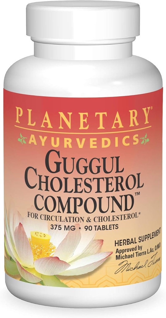 Planetariske Herbals Guggul Cholesterol Compound Ayurvedic 90 Tablet