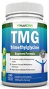 TMG trimethylglycin supplement - 1000mg - 180 kapsler - Premium Pure Betaine Vandfri - understøtter normale homocystein & blodtryksniveauer - fremmer metylering processer - ikke-GMO formel