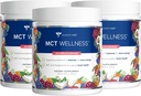 Gundry MD MCT Wellness Powder to Support Energy, Ketone Production and Brain Health, Keto Friendly, Sugar Free (90 dages forsyning, Watermelon Lemonade)