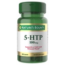 Naturens Bounty 5-HTP piller og kosttilskud, understøtter en rolig og afslappet mad, 100mg, 60 kapsler