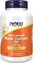 Now Foods Supplements, Black Currant Oil 1000 mg Dobbelt Styrke med 140 mg GLA (Gamma- Linolensyre), 100 Softgels