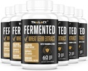 Spermidin Kosttilskud 13mg - 1300mg Hvede Germ Uddrag Kapsler Potent formel med højere spermidin indhold og zink til sund aldring, Dagligt immunsystem og Cell Fornyelse (6 Pack)