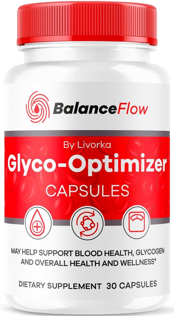 Balance Flow Glyco Optimizer, Balance Flow, Balance Flow Glycol Optimizer Supplement, BalanceFlow Support Kapsler, Balance Flow Blood Support Advanced Formel, 30 Kapsler til 1 måned