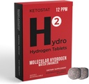 Hydrogen vand tabletter til at drikke vand 60 Count 12 PPM Nanobubletic - Travel Friendly US Company