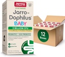 Jarrow Formulas Jarro- Dophilus Baby Probiotic + GOS Prebiotic, Kosttilskud, Gut Support for Babyer, 2.1 oz Powder, 60 Day Supply (Pack of 12)