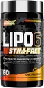 Nutrex forskning Lipo6 Stimulant Free Weight Loss & Appetite Suppressant Diet Pills - Termogene Belly Fat Burner, Combat Cravings, Boost Metabolisme - 60 Servere