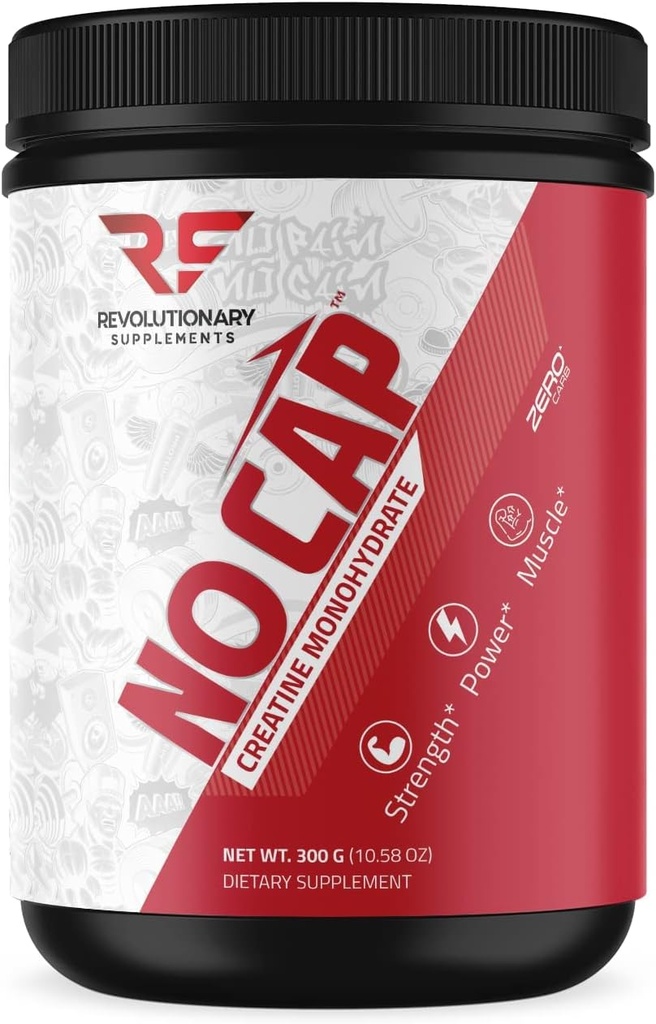 Revolutionære kosttilskud ingen Cap Creatinine monohydrat pulver - 5mg per Scoop, 60 Servering - Unflavored, Forstørre muskelvækst, Boost Performance - 100% Ren, sikker og effektiv