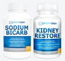 Nyregendannelse & natrium Bicarb 2 Pack Nyrerensning Naturligt supplement Natriumbicarbonat Buffersyre naturligt