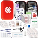 Førstehjælpskasse til hjemmevandring Camping Outdoor Sport, 275 stykker Survival Supplies Emergency Kit, Mini Gear Bag med Basic First-support Essentials for Emergency Cases engel ønske