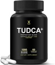 HUMANX TUDCA + 1000mg Bile Salte Lever Support, Lever og galdeblære Rengøring Supplement - Vegan, ikke GMO - USA gjort let at synke kapsler - Tauroursodeoxycholsyre Kosttilskud