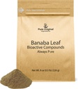 PURE ORIGINALSKE INGREDIENSER Banaba Leaf Powder (8 oz) Altid Pure, Ingen Fillers eller Tilsætningsstoffer, Ikke GMO