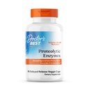 Doctor 's Best Proteolytic Enzymes, Broad Spectrum Proteolytic Enzyme Formulering, Non- GMO, Vegetar 90 Forsinket Release Veggie Caps