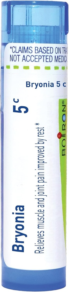 Boiron Bryonia 5C Homøopatisk medicin til muskelsmerter - 80 Pellets