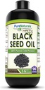 Pure Naturals Black Seed Oil Supplements 124; 16 Oz- 124; 5 G Per Servering Budd124; 96 Servering Per Flaske Budd124; Non- GMO Budd124; Gluten- Free Budd124; Lavet i USA