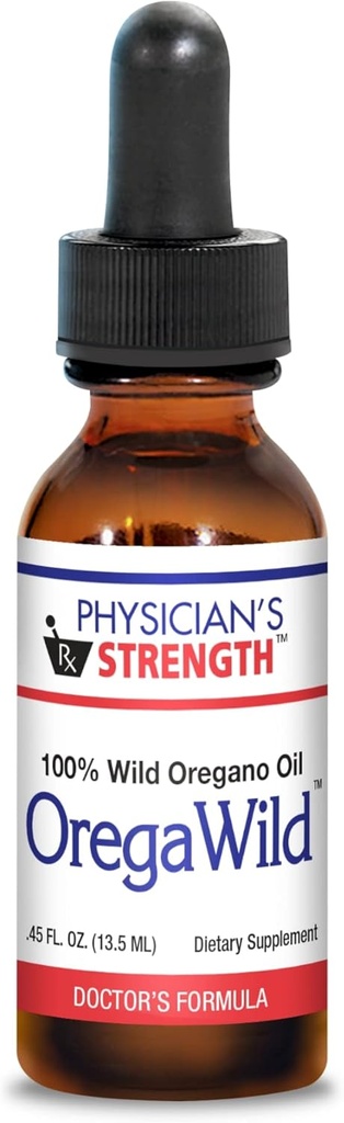 Lægens styrke OregaWild - 13,5 ml - 100% Wild Oregano Oil - 216 Servere