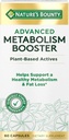Naturens Bounty Advanced Metabolisme Booster, Hjælper støtte sund Metabolisme & Fedttab, 60 kapsler