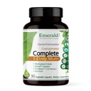 NØDSITUATIONSETIKETTER Komplet 1- Daily Multi - Komplet Multivitamin til mænd og kvinder med C-vitamin, Metyleret Folat, Whole- Food Blend & mere til immunforsvar, ben sundhed & mere * - 30 vegetabilske kapsler