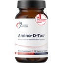 Design til sundhed Amino-D-tox - Amino Acid Detox + Lever Rengøring Support - Supplement Blend med Glycin, Calcium D glucarat, NAC + mere - Non- GMO (90 kapsler)