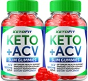 (2 Pack) Ketofit ACV Gummies Advanced 1000mg, KetoFit Keto + ACV Weight Management Gummies Apple Cider Vinegaard Keto Fit Kosttilskud Ketofit Gummies Anmeldelser Vitamin B12 B6 (120 Gummies)