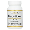 California Gold Nutrition Pterostilben, 50 mg, 30 Veggie Kapsler