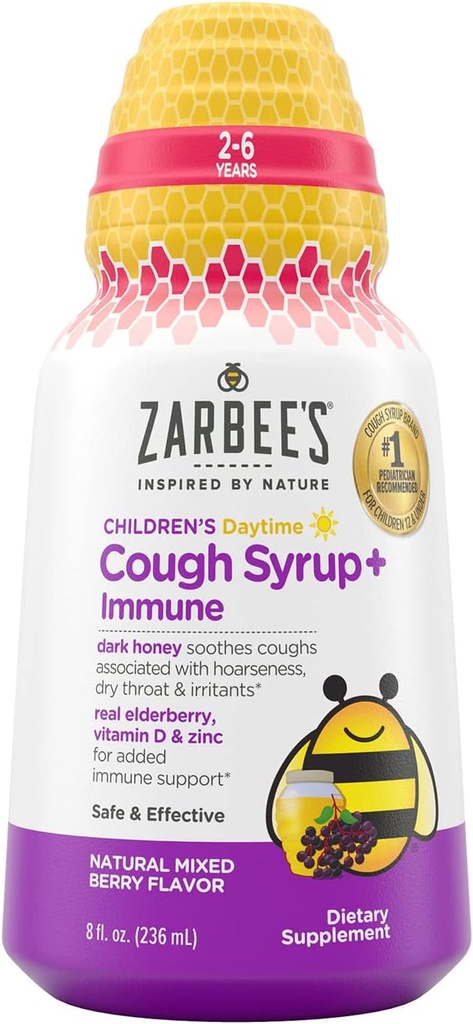 Zarbee 's Kid' s Hough + immunday- 8oz