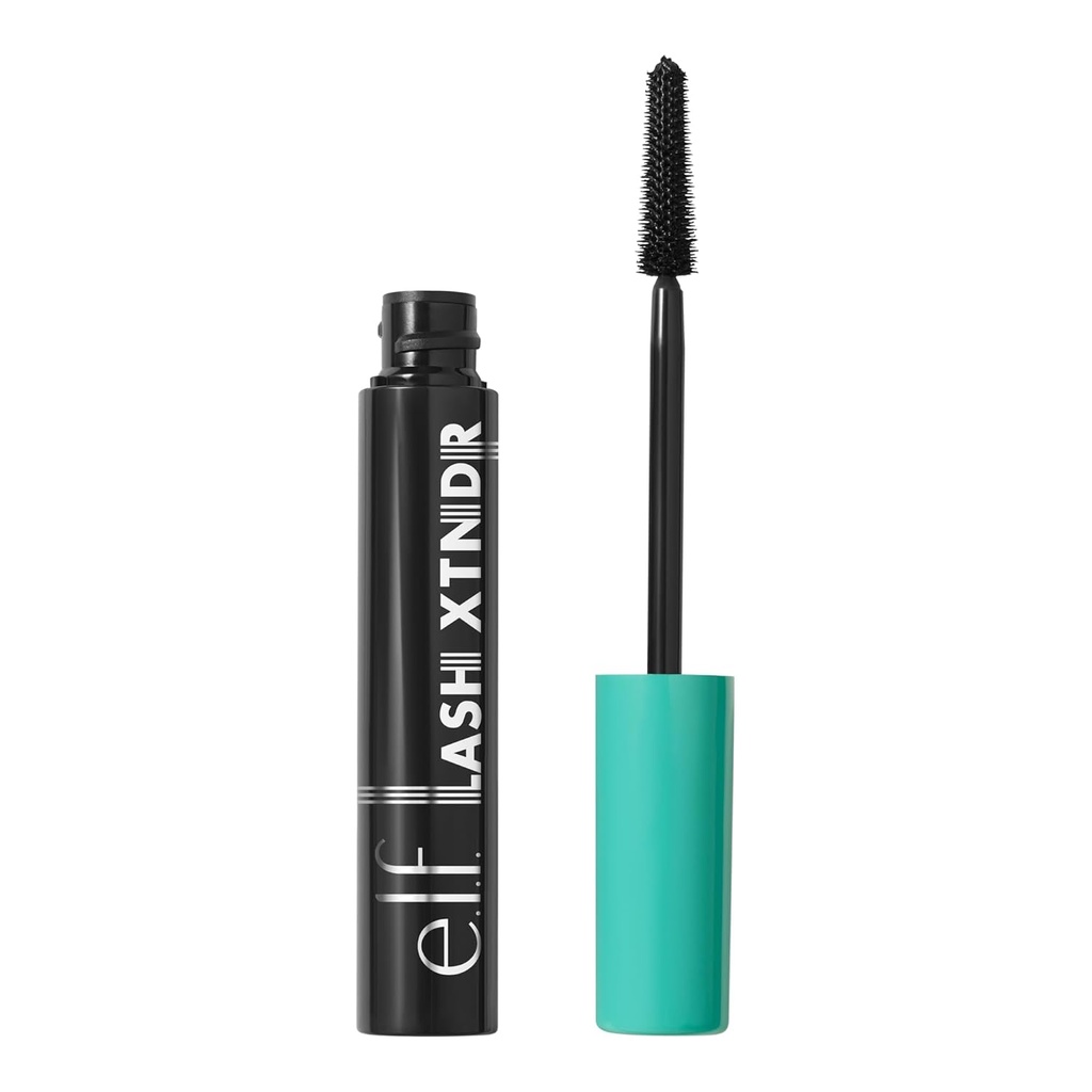 e.l.f. Lash XTNDR Mascara, Made With Tubing Technology For The Look Of Lash Extensions, Klump & Flake Free, Vegan & Cruelty- Free, Pitch Black