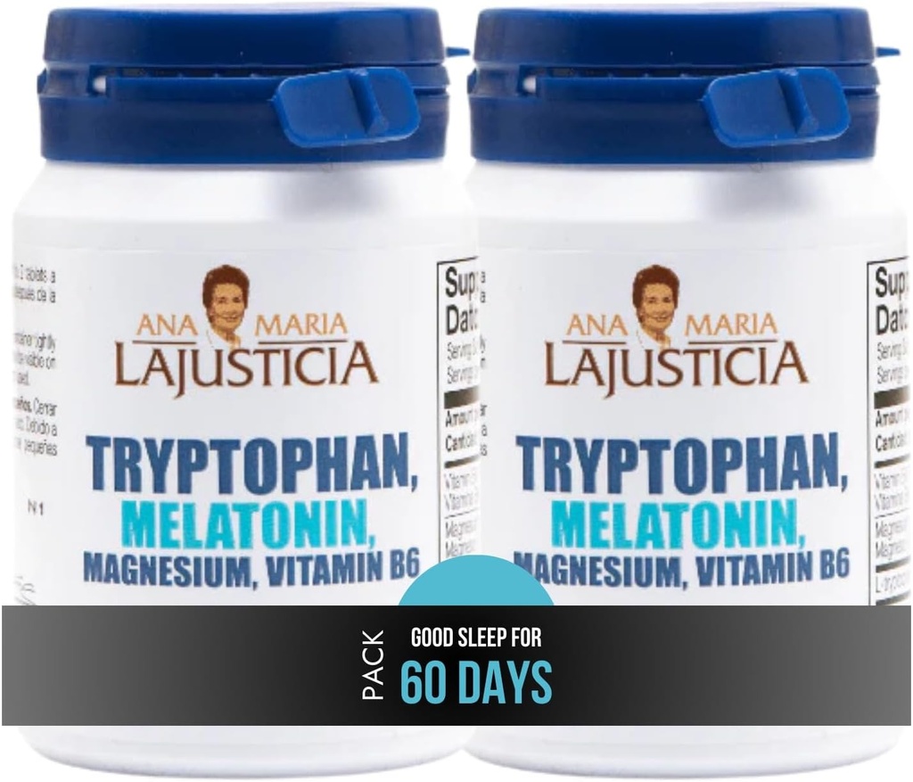 ANA MARIA LAISONCIA TRYPTOPHAN, MELATONIN, Magnesium, B6- 60TABS (2)