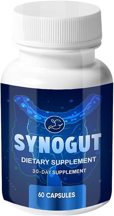 Synogut - Synogut piller til fordøjelsesstøtte Gut Sundhed (60 kapsler - 1 måned Tilgang)