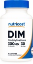 Nutricost DIM Diindolylmethan 300MG, 30 kapsler