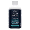 Health Logics Black Seed Oil against 124; Rich Source of Omega 6 & Omega 9 Measures 124; Pure Cold Pressed Black Cumin Seed Oil for Respiratory, fordøjelsesbesvær, og immunforsvar Measures 124; 6 fl oz