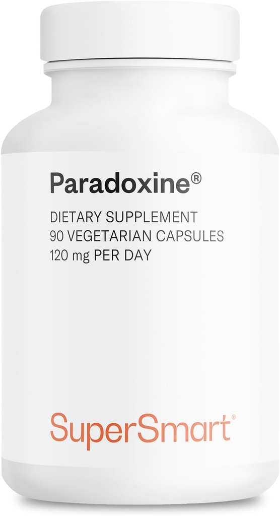 Supersmart - Paradoxine 120mg per dag - Korn af Paradise Supplement (Aframomum melegueta) med 6-Paradol125; Non- GMO & Gluten Free - 90 Vegetariske kapsler