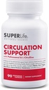 Circulations Support - med Hawthorn Berry, Ginkgo Biloba, Slagterum, Horse Chestnut, L- Arginin & Ginger Root; 124; fremmer sundt blod, oxygen & Nutrient Flow 124; Supplement - 90 Kapsler