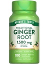 Nature 's Truth Ingefær Root Capsules Measures 124; 1.500mg Measures 124; 100 Greve Measures 124; fra Ginger Root Extract Measures 124; Non- GMO og Gluten Free Supplement