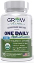 One Daily Multivitamin for Men - with Vitamins & Minerals + Organic Whole Foods, Supplement to Boost Energy, General Health - Non-GMO - 90 Capsules | 3 Month Supply