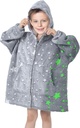 MeMoreCool Wearable Blanket Kids Blanket Hoodie, Hooded Blanket Kids Comfy Blanket Sweatshirt, Toddler Blanket med Hood