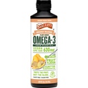 Barlean 's Ginger Peach Vegan Omega 3 Supplement, Flydende Algae Oil med 630 mg EPA & DHA, Plant Based Omegas fra Algal Oil, Non- GMO & Gluten Free, 16 oz