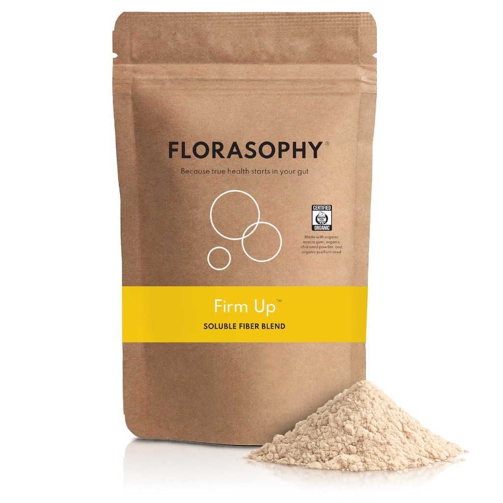 Firm Up Organic Opløselig Fiber Supplement til fordøjelsesbesvær Gut Sundhed, Diarré Control & IBS Relief, Gluten Free Vegan Prebiotic Powder, One Month Supply