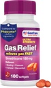 GenCare - Ultra Strength Simeticone Gas Relief 180 mg (180 Softgels)