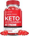 Justified Laboratories Keto Crave Keto ACV Gummies Extreme 2000MG Keto Crave Keto Gummies Advanced Formel Apple Cider Vinagar med Pomegranate Beet Juice Powder B12 Vegan Non GMO 60 Gummys