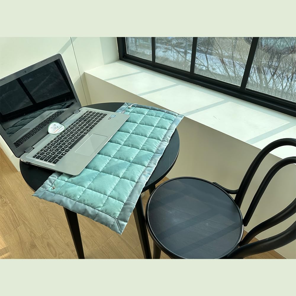 Grounding Big Multi Pad- Stainless Steel Fabric, 24x16 tommer (Mint)