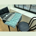 Grounding Big Multi Pad- Stainless Steel Fabric, 24x16 tommer (Mint)