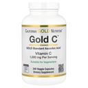 California Gold Nutrition Gold C USP Grade vitamin C tillæg - immunforsvar & årstid Wellness - Vegetarisk Friendly - Gluten Free, Non- GMO - 1000 mg - 240 Veggie Kapsler