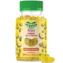 Fiber Jelly Bean Gummies for Kids, Fiber Kosttilskud til fordøjelse, Vegetarisk Fiber Gummy 120 Jellybeans