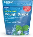 Basic Care Sugar Free Menthol Hough Drops, 140 tæller
