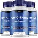 (3 Pack) Neuro Thrive Brain Supplement, Neuro Thrive for Memory Formel, Neuro- Thrive PQQ til at reducere de negative virkninger af Brain Fog Neuro- Thrive Cognitive Function Neuro- Thrive anmeldelser (180 kapsler)