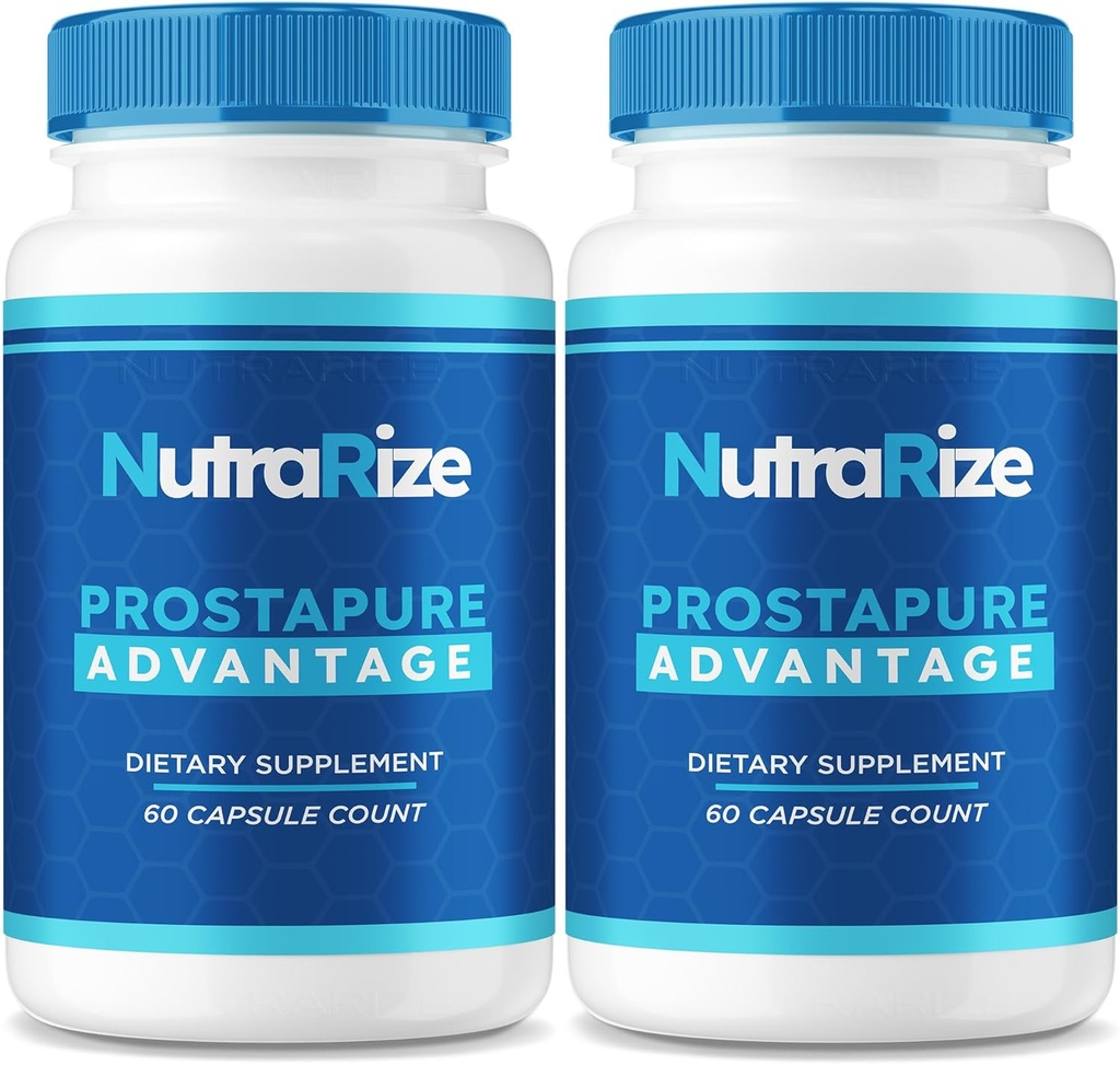 (2 Pack) Prostapure kapsler, Prostapure Advantage Prostata supplement, Official All- Natural Advanced Formel, Maksimal styrke piller til at støtte samlet sundhed, Prosta Pure Anmeldelser (120 Kapsler)