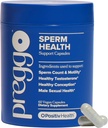 O Positiv Preggo Sperm Helbredskapsler til mænd - OBGYN- Formuleret til forbedret Sperm Count & Motilitet med Tongkat Ali, NAC, Alpha Lipoic Acid - Mand Reproduktiv Sundhed, 60 Count (Pack of 1)