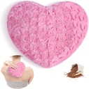 Atsuwell Mikrobølgeovn opvarmning Pad, Multipurpose varme fugtig varmeplov, Fluffy mikrowavable varmepad til kramper, Joints, Neck, fugtig varme Kompres for beroligende muskeltryk og relaxation, Pink