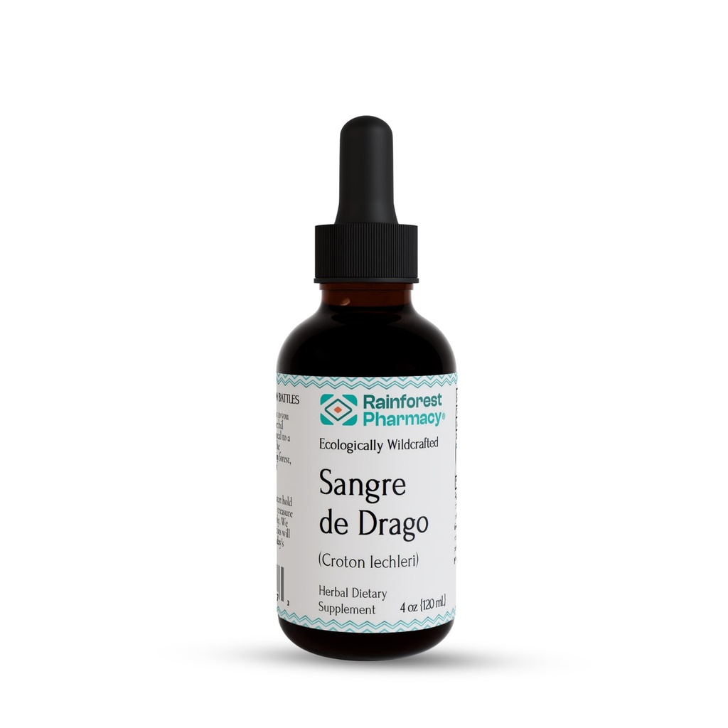 Sangre de Drago (eller grado) Peruvian Dragon 's Blood Liquid (4oz) # 124; 100% Pure Liquid Sap Ecological Wildcrafted Croton Lechleri Dragon' s Blood for fordøjelse og hud sundhed
